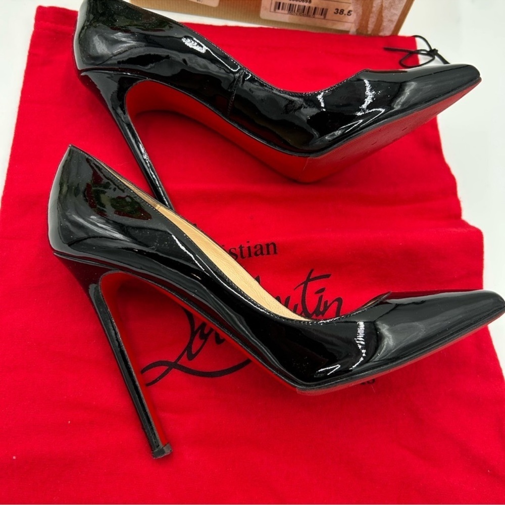 SOLD!!!! Women’s Christian Louboutin PIGALLE 120 patent leather heel